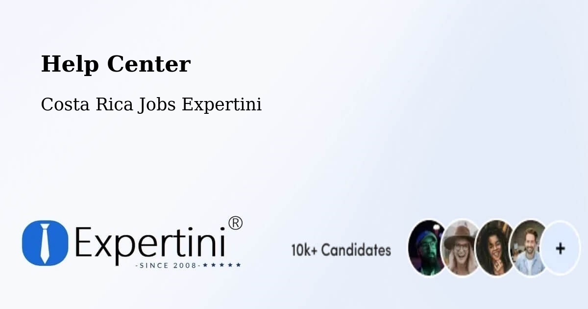 Help Center – Tarrazú - Costa Rica Jobs Expertini